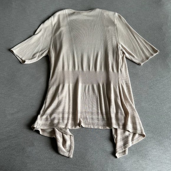 LIKE NEW WHBM Taupe Cardigan - Picture 3 of 4
